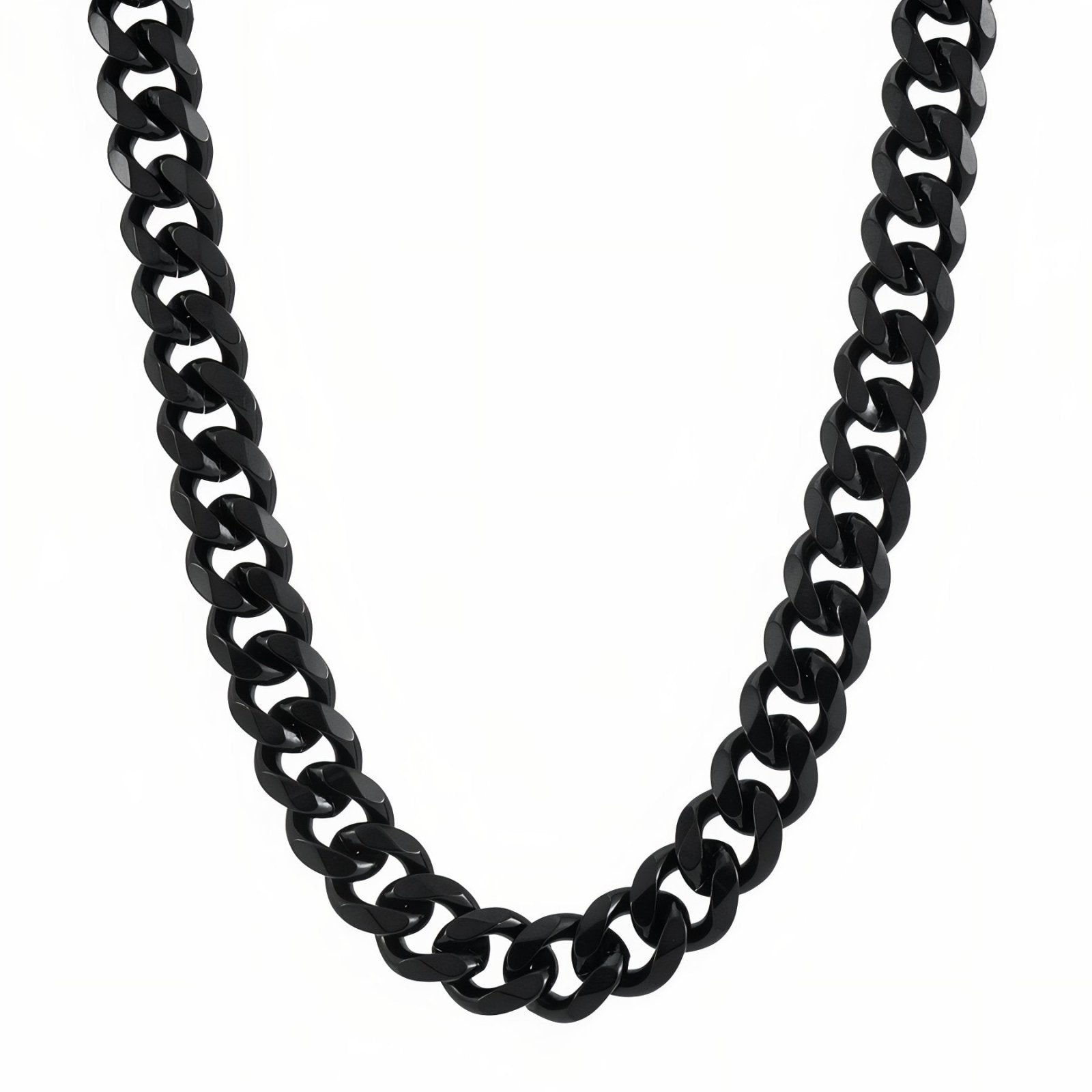Chaine cubaine 13 mm en acier inoxydable, mailles épaisses, style rappeur pour hommes, modèle Domingo