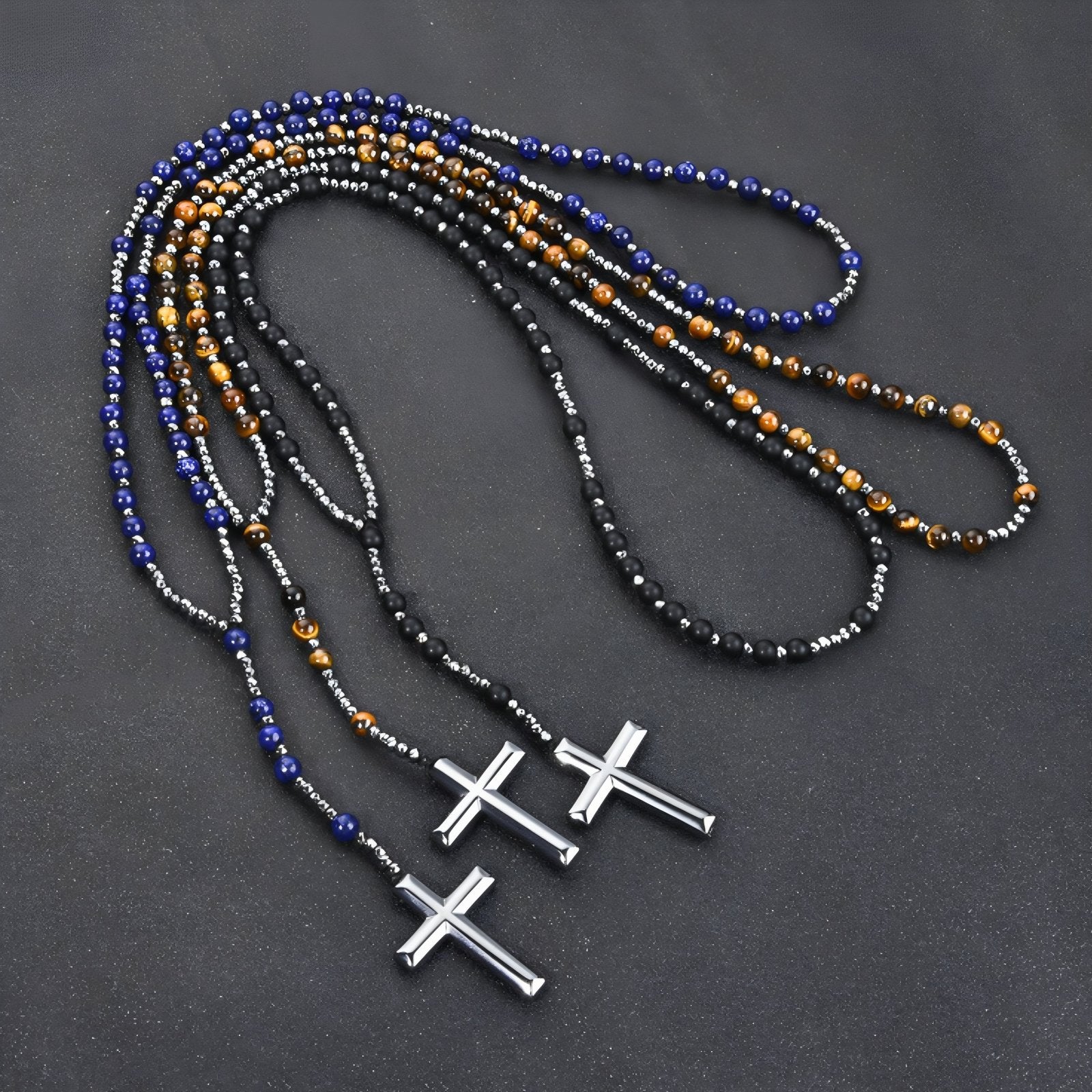 Hicarer Collier Chapelet de Perles en Bois d'Olivier Collier Pendentif de Croix Collier Religieux Catholique de Prière Chaîne de Chapelet de Baptême de Prière Sacrée avec Médaille Crucifix Argent Hicarer Collier Chapelet de Perles en Bois d'Olivier Collier Pendentif de Croix Collier Religieux Catholique de Prière Chaîne de Chapelet de Baptême de Prière Sacrée avec Médaille Crucifix Argent
