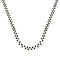 Choker cristaux perles noirs synthétiques, style élégant féminin, modèle Kuro