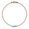 Choker en cordon et pierre naturelle, style bohème pour femme
