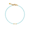 Choker en perles de verre colorées et perle naturelle, bijou estival et tendance, modèle Joy