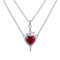 Collier 2 en 1 dark romance pour femme, en alliage de zinc, multi-pendentifs cœur et poignard