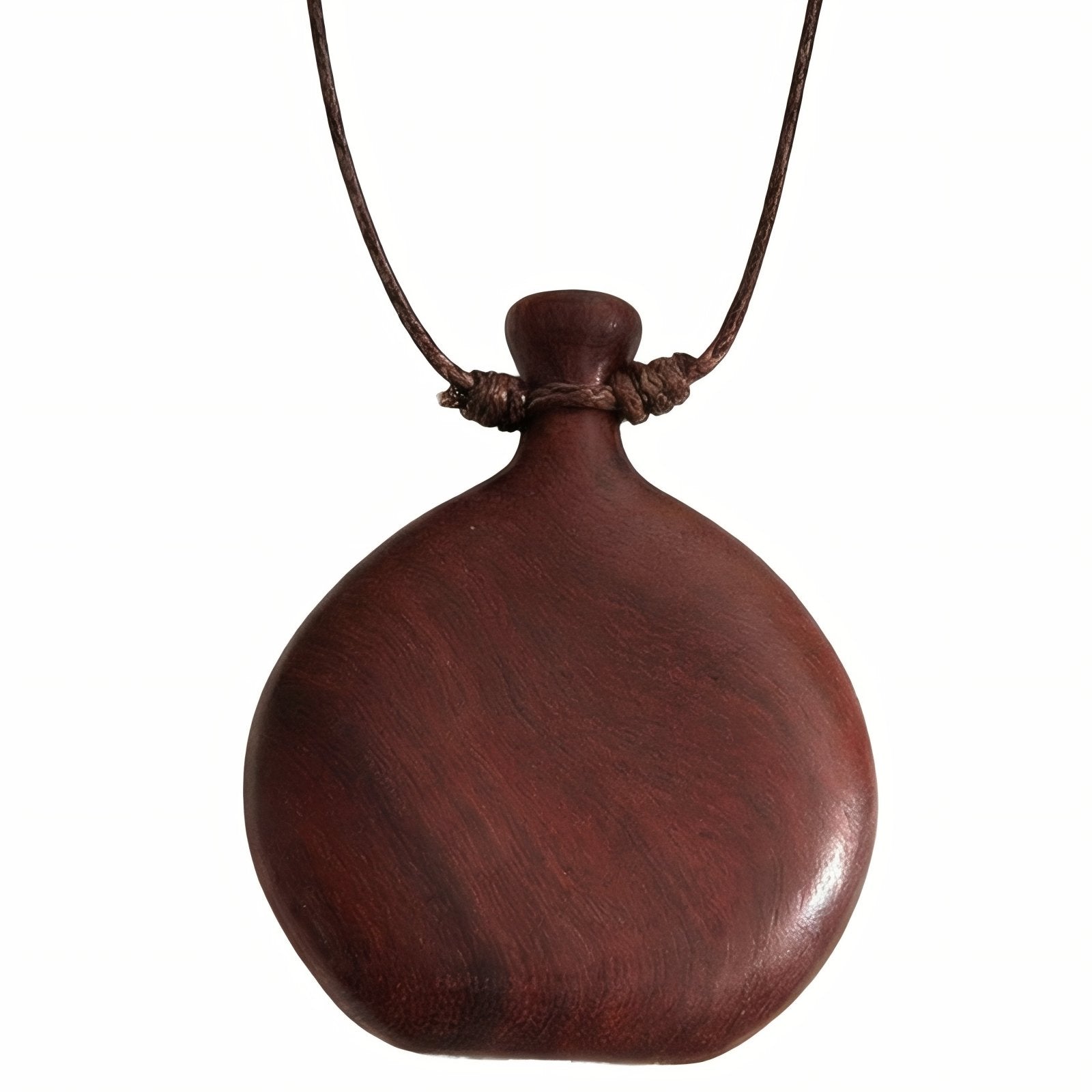 Collier africain en bois naturel, avec pendentif ethnique rétro pour femme, cordon ajustable