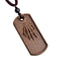 Collier artisanal en bois naturel sculpté, avec pendentif main ancestrale, style bohème