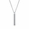 Collier capsule à message gravé, style minimaliste, pour homme ou femme, modèle Moha