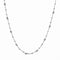 Collier chaîne à billes facettées en argent 925, bijou fin et scintillant pour femme, modèle Solène