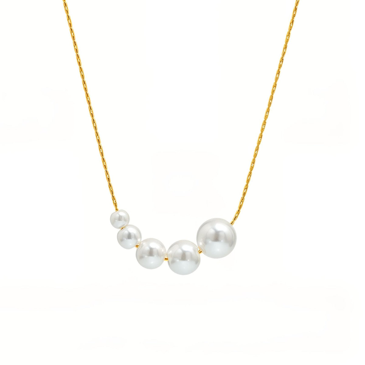 Collana Sottile Placcata Oro 18K | Chiusura A Molla | Catena Da 46 Cm Per Pendente | Unisex E Regalo Elegante