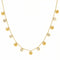 Collier charms coquillage pour femme, avec zircon, en acier inoxydable