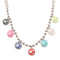 Collier charms pour femme, pendentifs émaillés colorés, en acier inoxydable