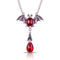 Collier chauve-souris gothique pour femme, en alliage de zinc