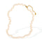 Collier court en perles d’eau douce, fermoir doré, bijou vintage pour femme, modèle Nahara