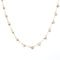 Collier court femme, acier inoxydable doré avec perles nacrées, modèle Maïa