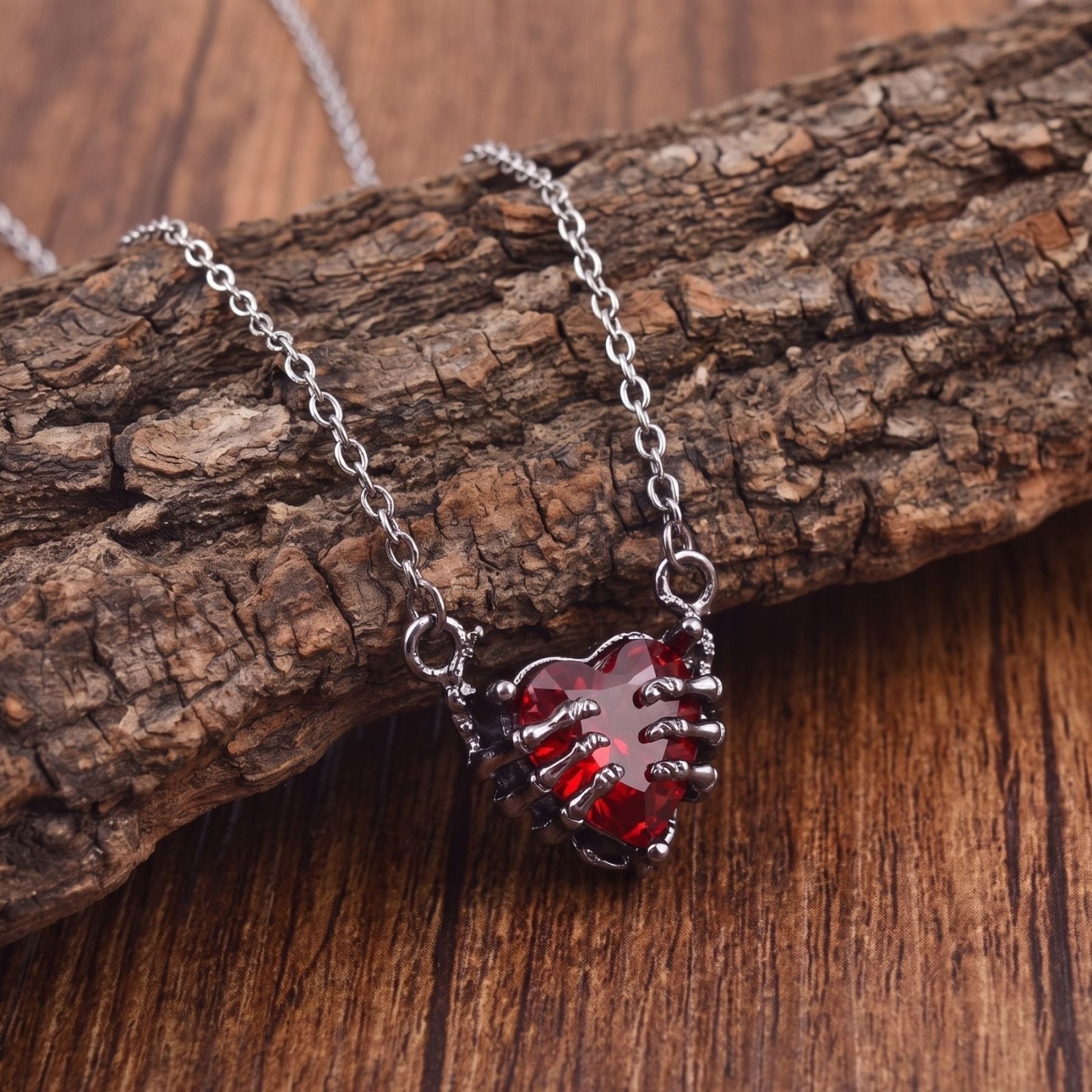 Collier dark romance gothique pour femme, en alliage de zinc