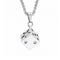 Collier dé à jouer pour homme, en acier inoxydable argenté, pendentif cube avec étoile gravée