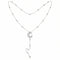 Collier de dos lune et étoile pour femme, avec cristal synthétique, en alliage métallique