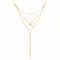 Collier de dos multi - rangs pour femme, avec cristal, en alliage métallique