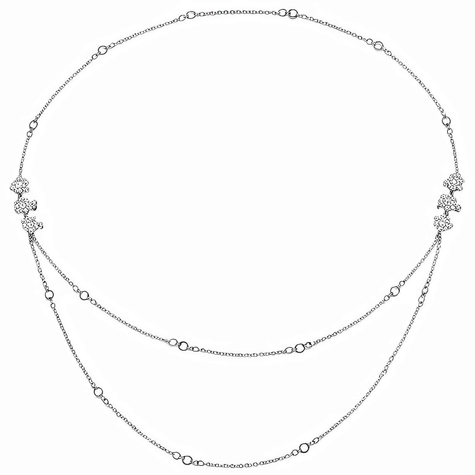 Collier de dos pour femme, avec strass et zircon, en alliage métallique, style mariage et cérémonie