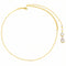 Collier de dos raffiné pour femme, avec cristal, en alliage métallique