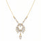 Collier de dos raffiné pour femme, avec strass et cristal, en alliage métallique