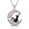 Collier de sorcière pour femme, en alliage de zinc, avec pierre opale