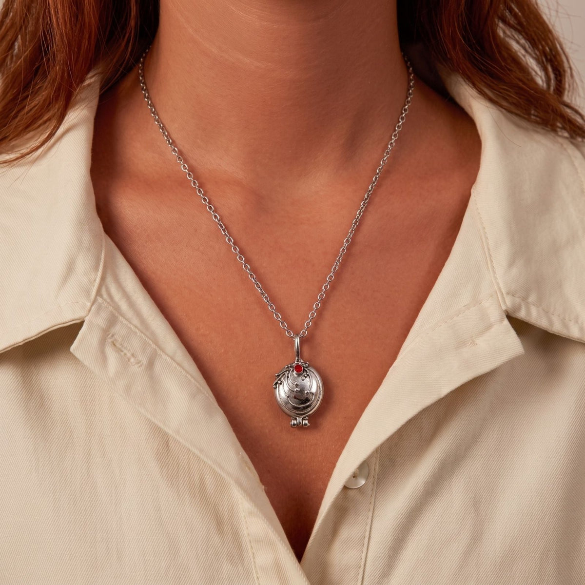 Collier Elena Vampire Diaries pour femme, en alliage métallique doré, style gothique