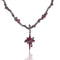 Collier emo ras de cou pour femme, en cuivre, avec pendentif étoile rouge