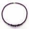 Collier en perles d’améthyste naturelle, bijou spirituel pour femme, modèle Dhalia