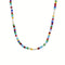 Collier en perles synthétiques multicolore, style été, léger et chic, modèle Estrella