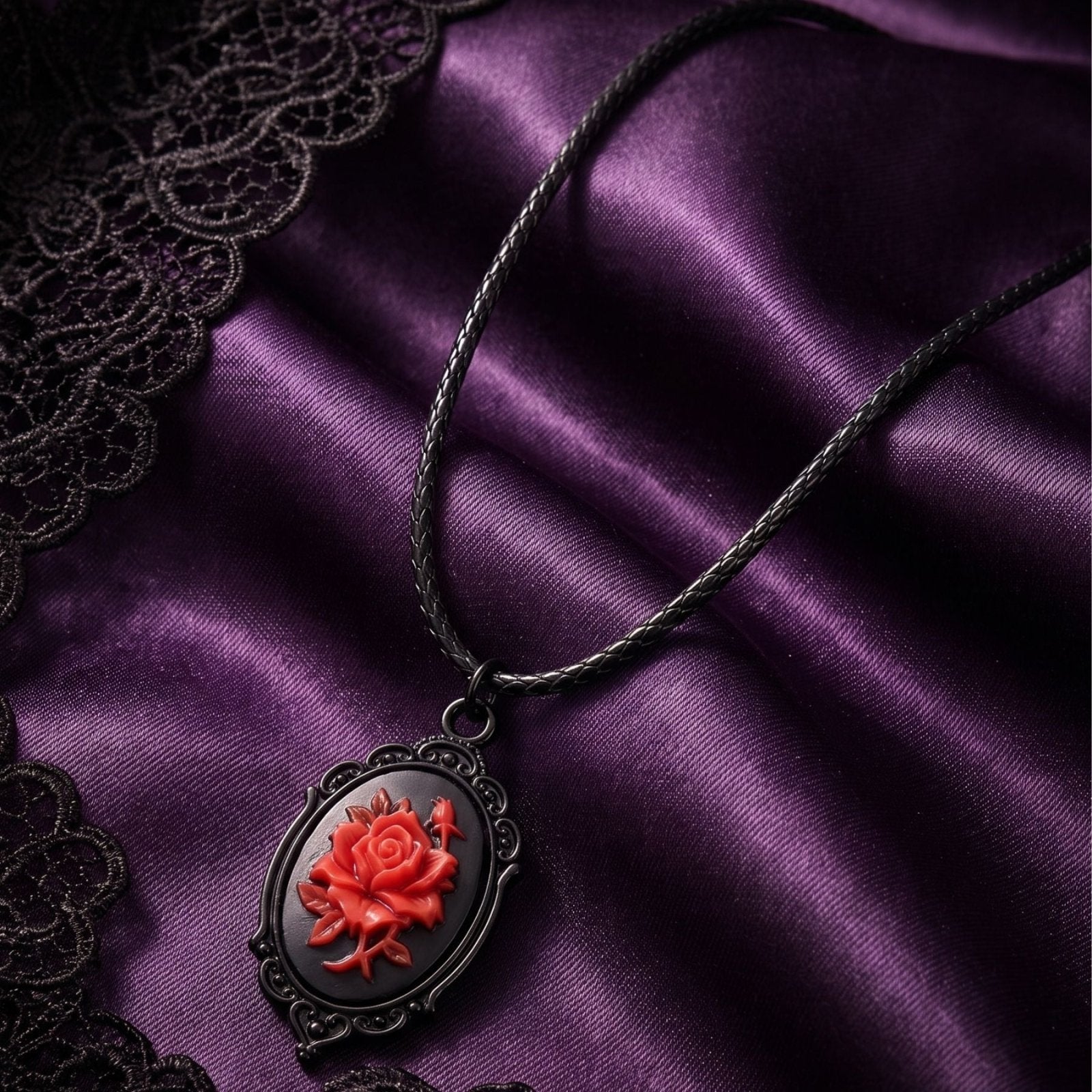 Collier gothique victorien pour femme, en alliage de zinc, design rétro