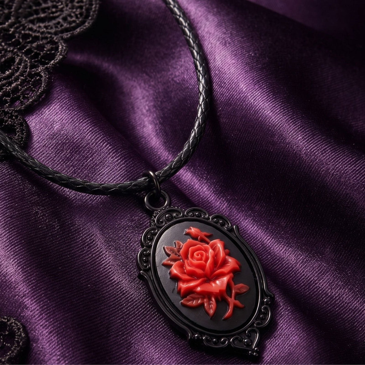 Collier gothique victorien pour femme, en alliage de zinc, design rétro