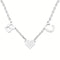 Collier lettres personnalisées, acier inoxydable avec cœur, modèle Sweet
