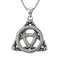 Collier noeud de sorcière pour hommes, en acier inoxydable, motif celtique