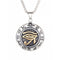 Collier Œil d’Horus pour homme, en acier inoxydable, pendentif égyptien avec hiéroglyphes gravés