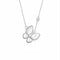 Collier papillon en nacre, argent 925, doré champagne ou argenté, modèle Olga