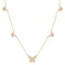 Collier papillon pour femme, en argent 925, avec zircon, finition dorée élégante