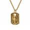 Collier pendentif ancre marine pour homme, en acier inoxydable, plaque sculptée avec motif de vagues