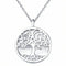 Collier pendentif arbre de vie pour femme, avec nacre, en argent 925