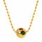 Collier pendentif boule pour femme, avec zircons multicolores, en acier inoxydable