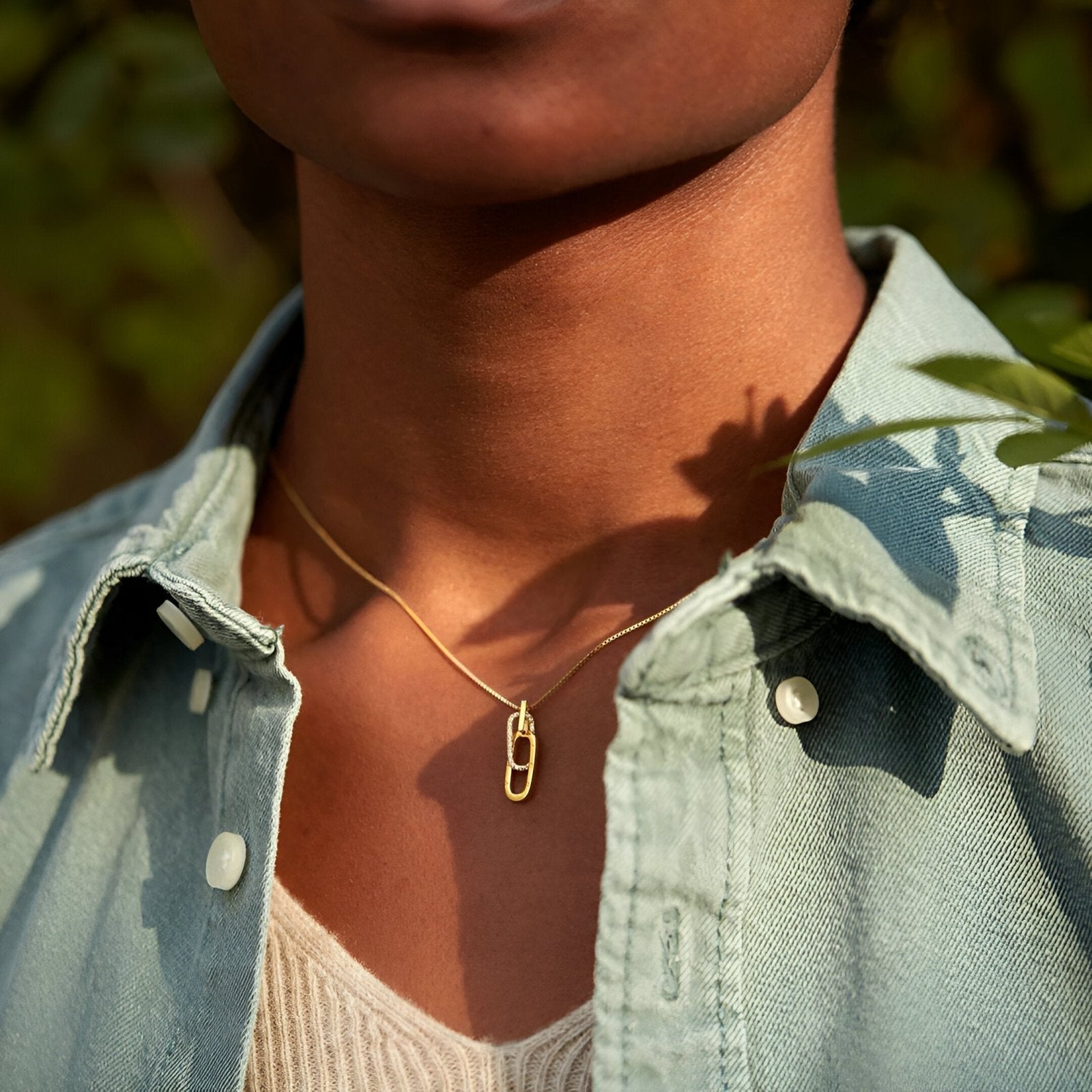 Collier pendentif entrelacé en argent 925, gravure "Forever", style moderne pour femme, modèle Grace