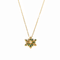Collier pendentif flocon de neige, zircons blancs ou colorés, chaîne en acier inox, modèle Karla