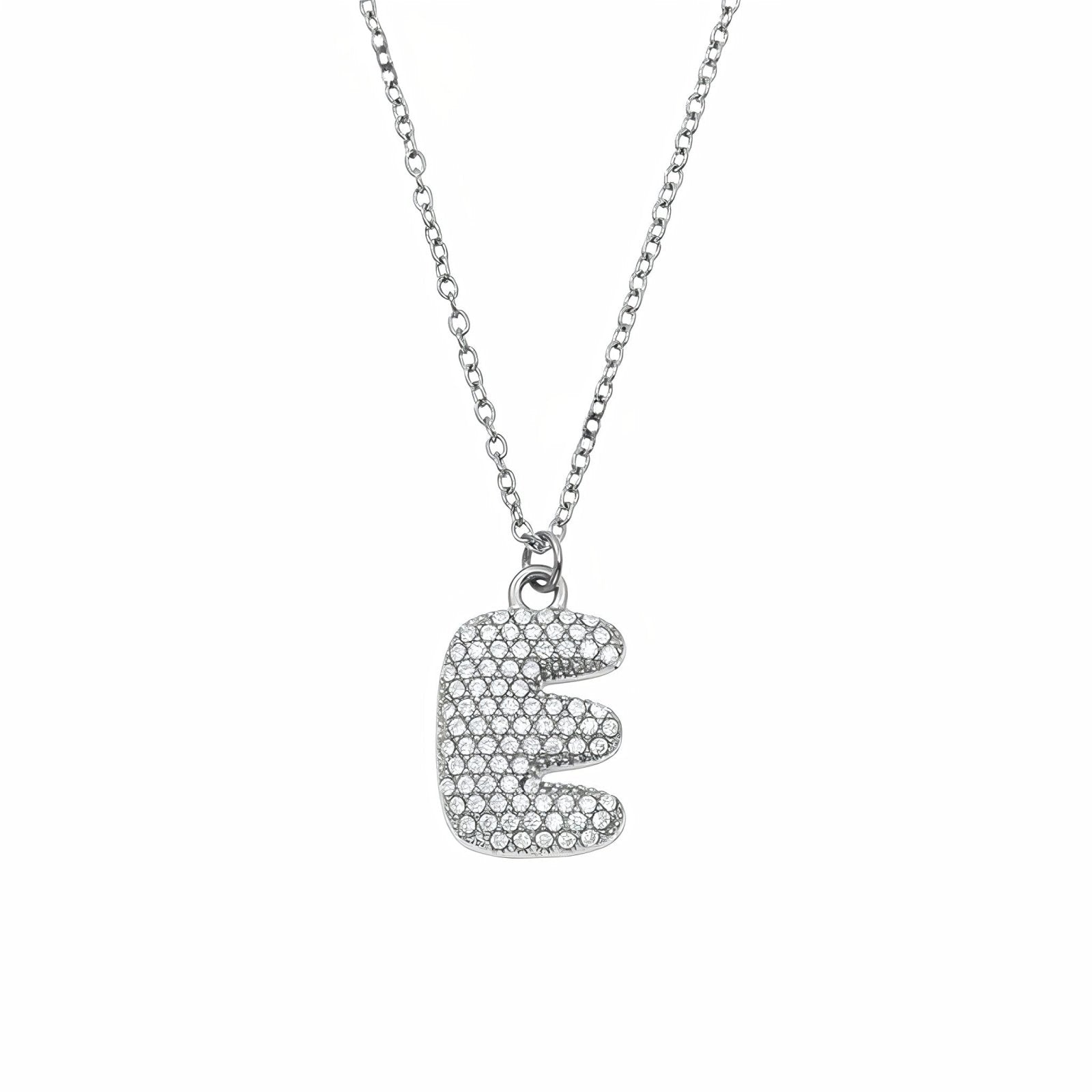 Collier pendentif lettre, acier inoxydable, bijou tendance initiale, modèle Paris