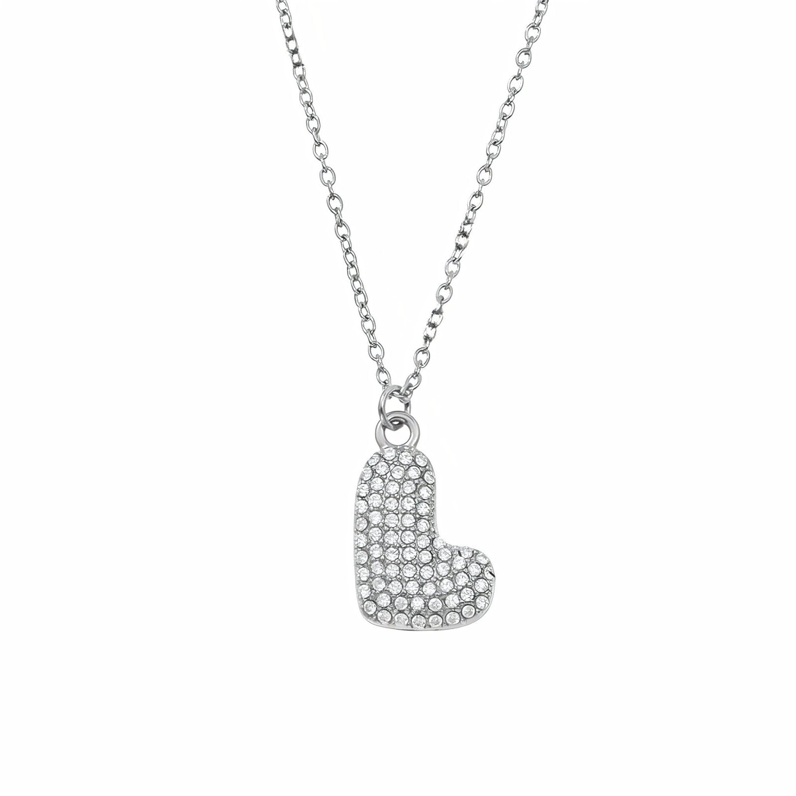 Collier pendentif lettre, acier inoxydable, bijou tendance initiale, modèle Paris