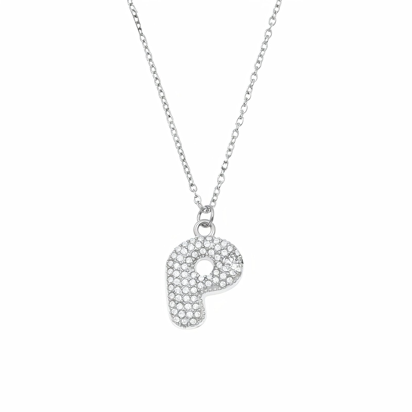 Collier pendentif lettre, acier inoxydable, bijou tendance initiale, modèle Paris