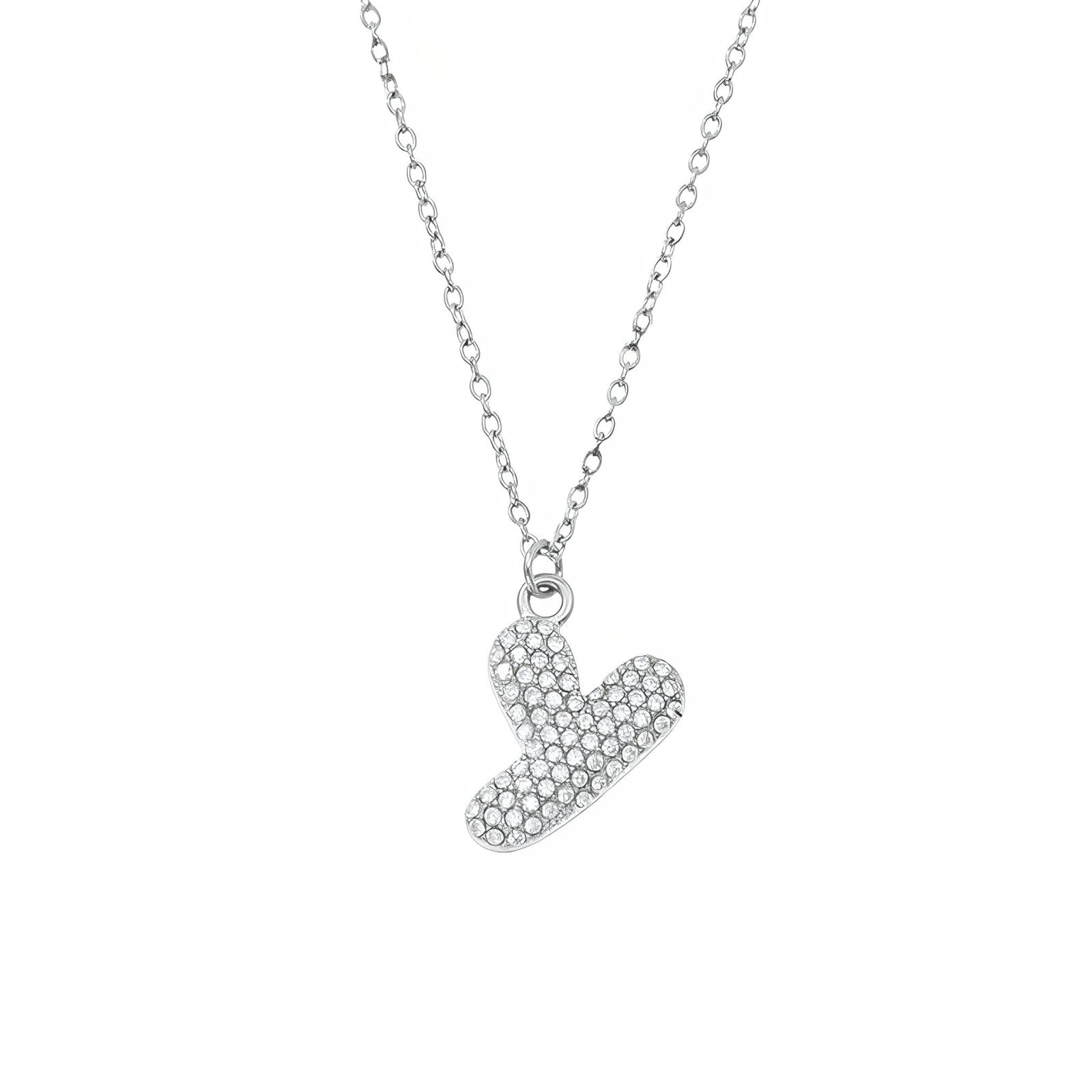 Collier pendentif lettre, acier inoxydable, bijou tendance initiale, modèle Paris