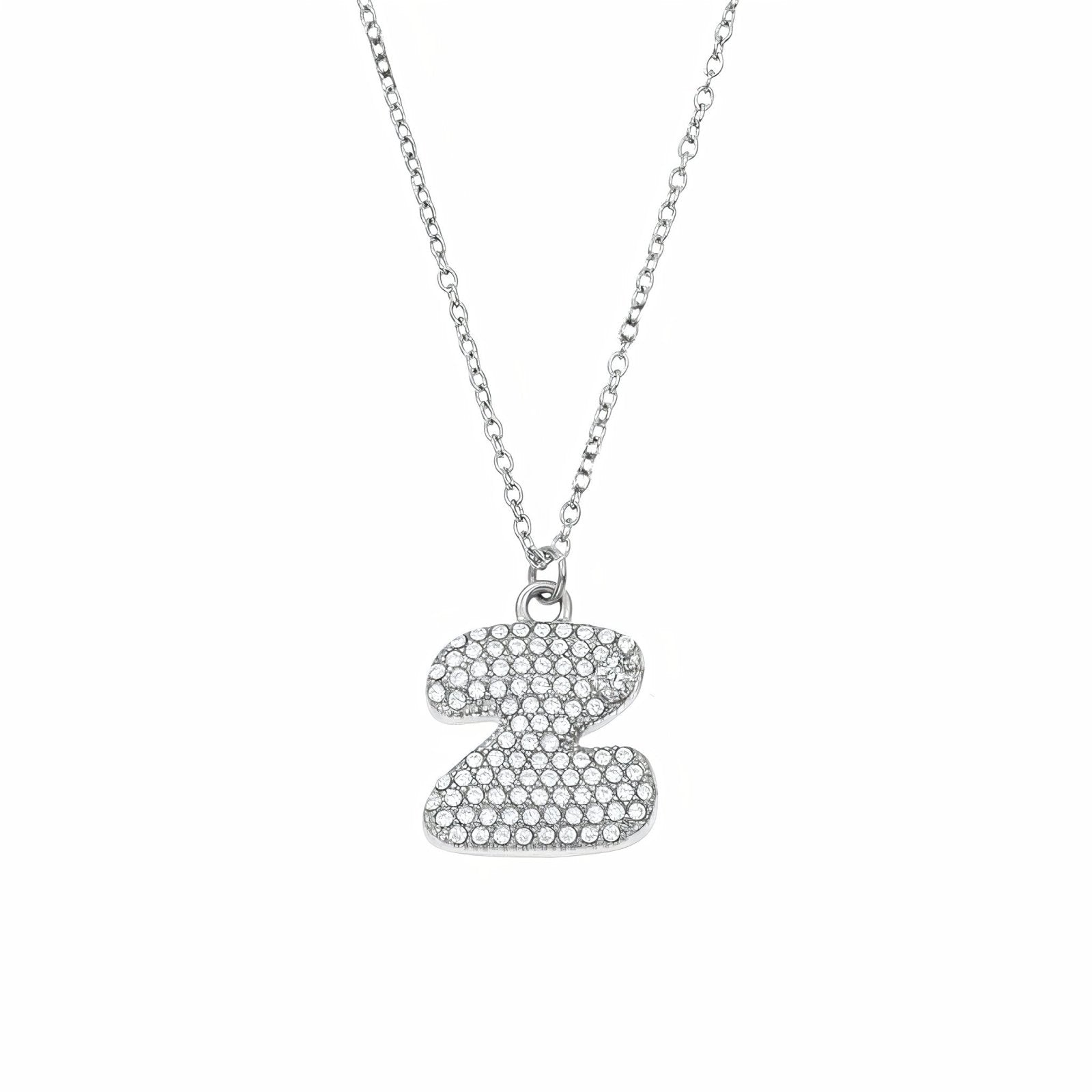 Collier pendentif lettre, acier inoxydable, bijou tendance initiale, modèle Paris