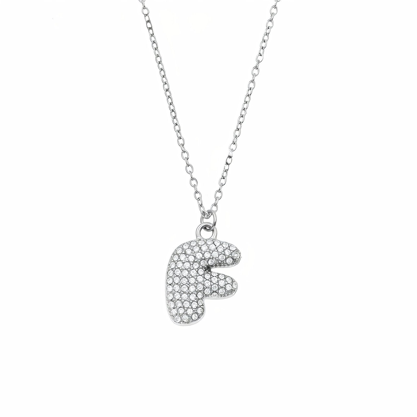 Collier pendentif lettre, acier inoxydable, bijou tendance initiale, modèle Paris