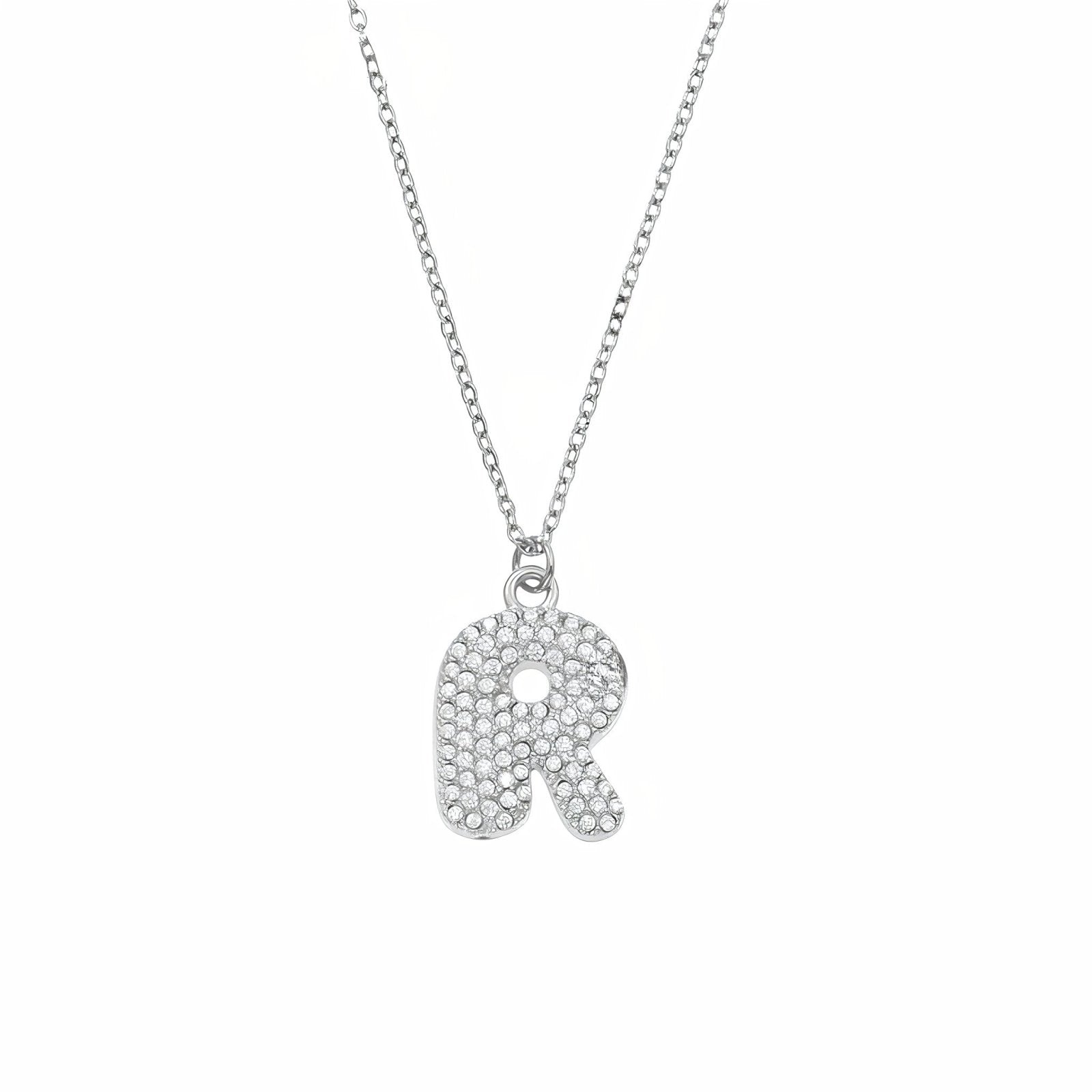 Collier pendentif lettre, acier inoxydable, bijou tendance initiale, modèle Paris