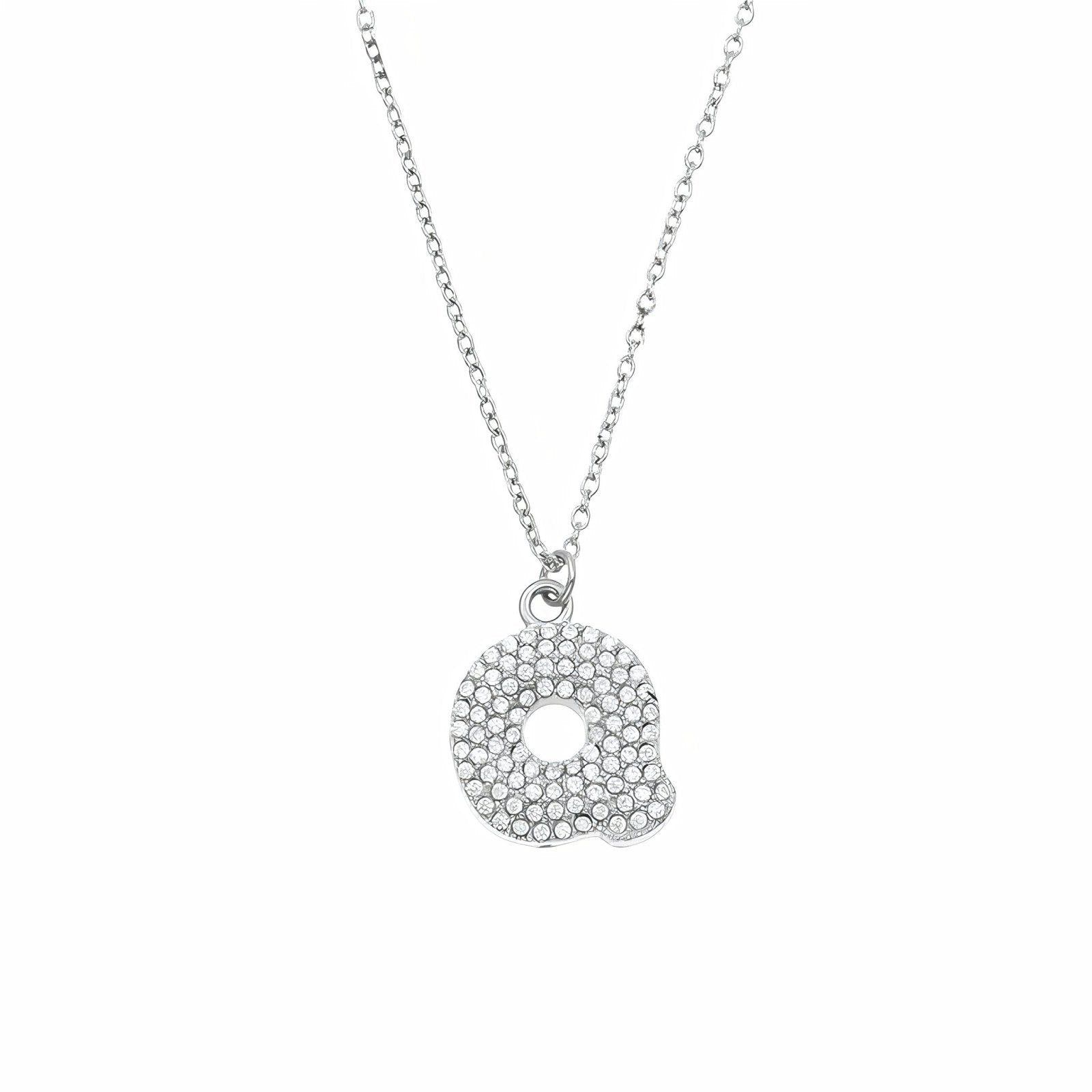 Collier pendentif lettre, acier inoxydable, bijou tendance initiale, modèle Paris