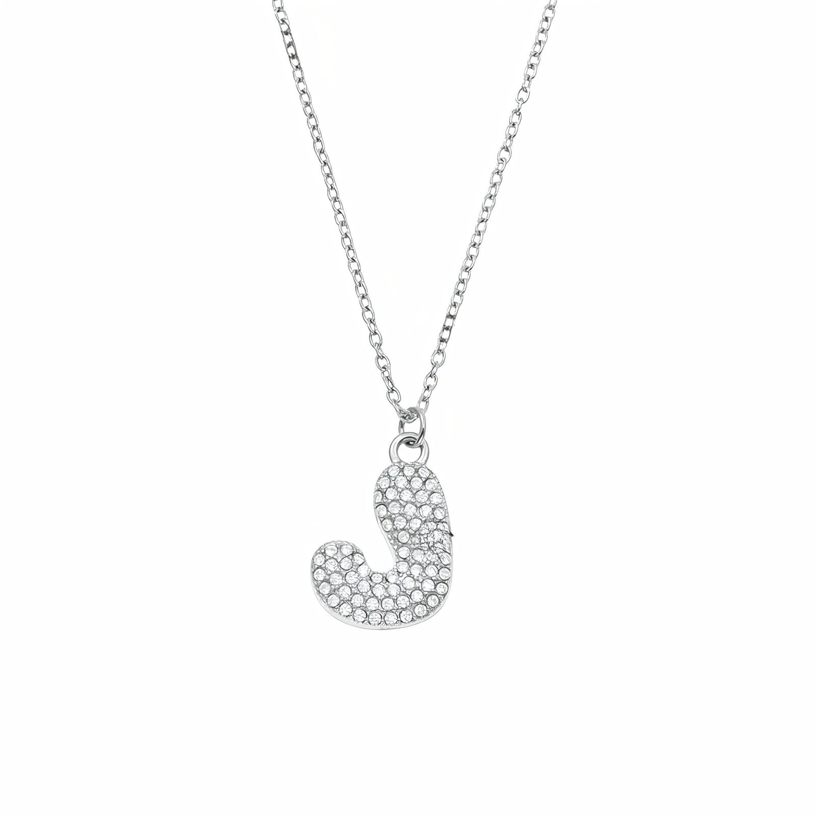 Collier pendentif lettre, acier inoxydable, bijou tendance initiale, modèle Paris