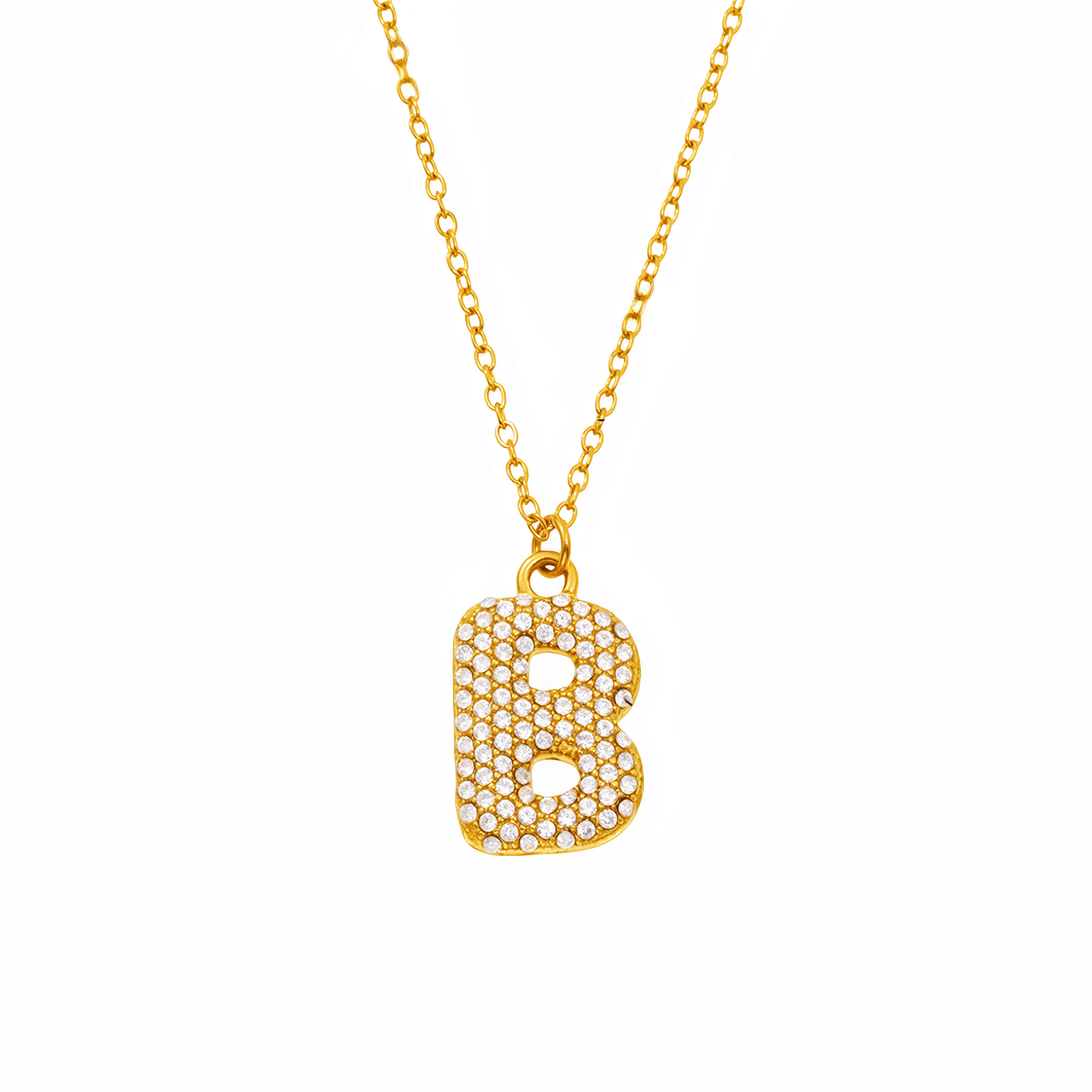 Collier pendentif lettre, plaqué or, bijou tendance initiale, modèle Paris